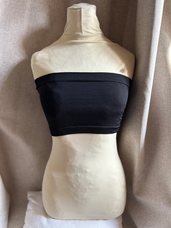 Haut bandeau noir sans couture - photo numéro 2