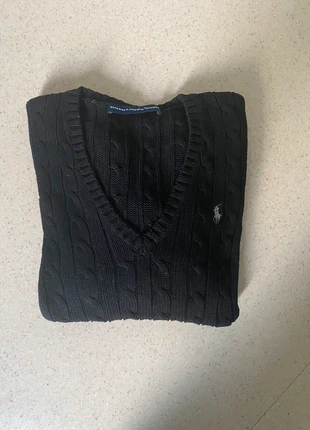 Pull torsadé Ralph Lauren noir - Taille M, marque: Ralph Lauren, état: Très bon état, taille: M / 38 / 10, 70,00 €, 74,20 € Protection acheteurs incluse