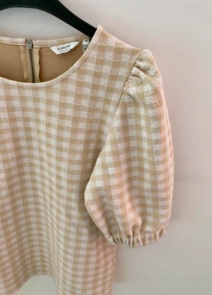 Blouse à carreaux manches bouffantes b.young M, brand: b.young, condizioni: Nuovo senza cartellino, taglia: M / IT 42 / EU 38, €17.50, €19.08 include la Protezione acquisti