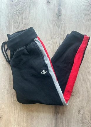 Boys m champion vintage reverse weave black grey red cotton joggers, brand: Champion reverse weave, condition: Very good, size: M, £7.00, £7.86 includes Buyer Protection Pro