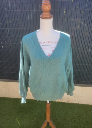 Pull col V vert taille L (40/42) neuf, brand: Shein, condition: Very good, size: L / 40 / 12, 5.90 €, 6.90 € includes Buyer Protection