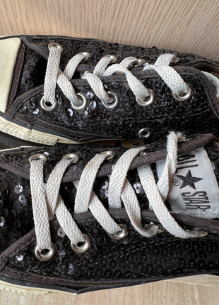 Scarpe Converse con paillettes nere 36 Vinted