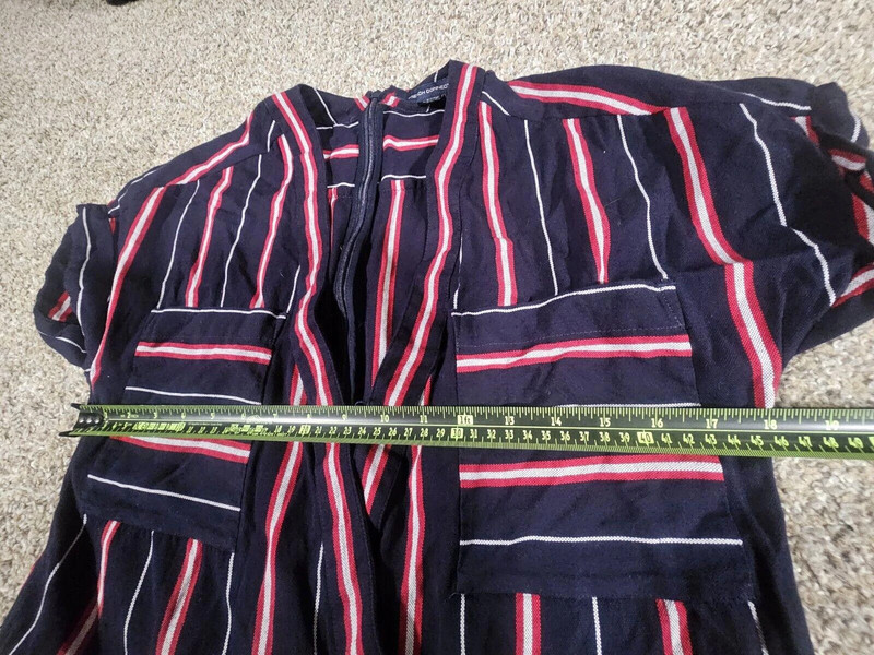 French Connection Striped Romper Size 0 Us 3