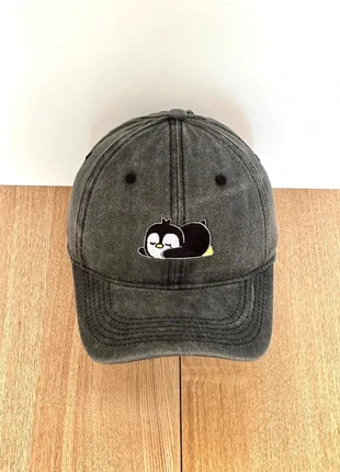 Casquette Vintage Grise Délavée Pingouin Brodé Style 90s Streetwear Unisexe, marke: Vintage Animals, zustand: Neu, größe: Einheitsgröße, 20,00 €, 21,70 € beinhaltet Vinted-Käuferschutz Pro
