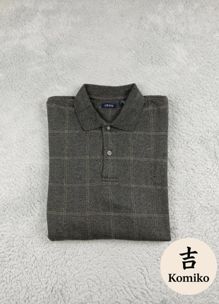 Polo à Carreaux Manche Longue Izod Gris/Noir - Taille S - Homme, marque: IZOD, état: Très bon état, taille: S, 15,00 €, 16,45 € Protection acheteurs (Pro) incluse
