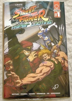 Strip Boek / Comic Book, Street Fighter Hyper Looting, Nummer 1, Lootcrate Edition, 2015.(Nr.1), merk: Street Fighter, staat: Nieuw met prijskaartje, € 15,00, € 16,45 inclusief Kopersbescherming