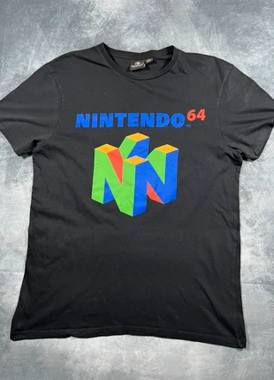T-shirt Nintendo 64 Retro XL (Preta, Colorida), marca: Nintendo, estado: Muito bom, tamanho: XL, €11.00, €12.25 inclui Proteção do Comprador