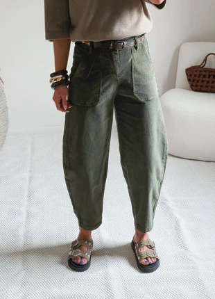 Pantalon velours côtelé vert kaki M, marque: Boutique Parrow, état: Très bon état, taille: M / 38 / 10, 54,90 €, 58,35 € Protection acheteurs (Pro) incluse