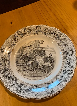 Assiette parlante ancienne époque Napoleon, marque: Hautin-Boulenger, état: Bon état, 4,00 €, 4,90 € Protection acheteurs incluse