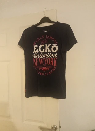 Ecko unltd navy T-shirt, brand: ECKO UNLTD., condition: Very good, size: L / 40 / 12, €3.00, €3.85 includes Buyer Protection