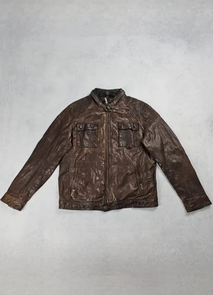 Veste en cuir vintage Massimo Dutti - Noir - XL, marque: Vintage Dressing, état: Très bon état, taille: XL, 49,90 €, 53,10 € Protection acheteurs (Pro) incluse