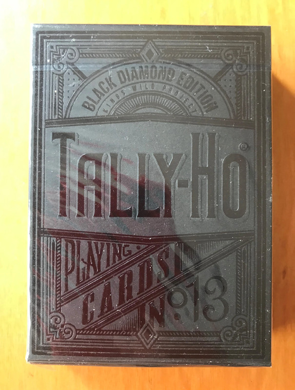 Tally-Ho Black Diamond - Kings Wild Project - Playing Cards Deck - Carte da Gioco - New Nuovo 1