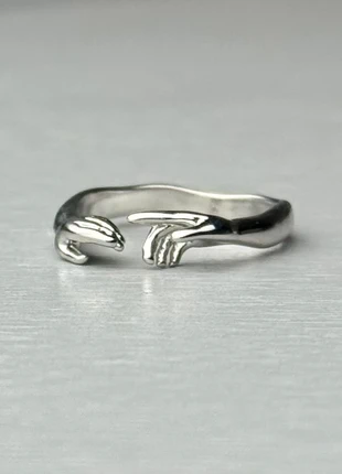 Bague main love en acier inoxydable, marque: CHROME, état: Très bon état, taille: Ajustable, 10,00 €, 11,20 € Protection acheteurs incluse