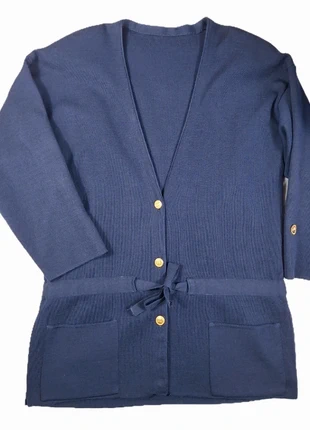 Cardigan gilet long chaud laine vintage bleu marine automne hiver tricot woolblendmark lainage, brand: Vintage, condizioni: Ottime, taglia: XXXL / IT 50 / EU 46, €9.00, €10.15 include la Protezione acquisti