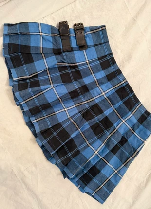 ZARA Mini falda escocesa azul y negra Talla EUR 36 / S, marque: Zara, état: Très bon état, taille: S / 36 / 8, 6,00 €, 7,00 € Protection acheteurs incluse