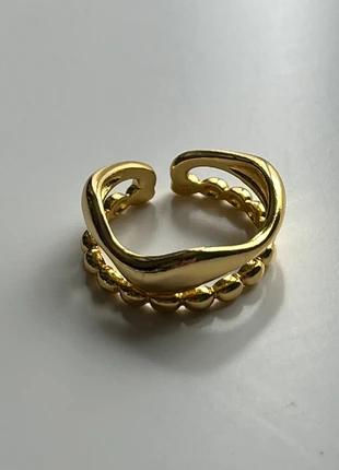 💍 Bague dorée ajustable acier inoxydable design moderne– Van Lys, marke: van lys, zustand: Neu, größe: Größenverstellbar, 19,90 €, 21,60 € inklusive Vinted-Käuferschutz