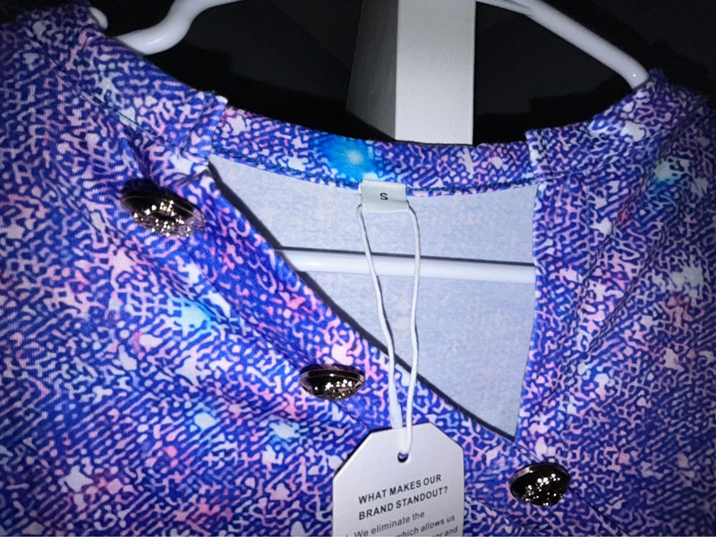 Galaxy print Shirt (S) 3