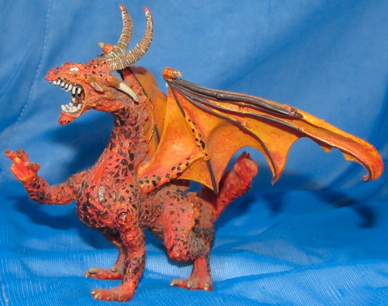 Figurine Grand Dragon De Feu Plastoy Vinted