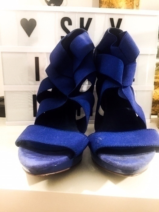 Sandales Zara bleues t39 4