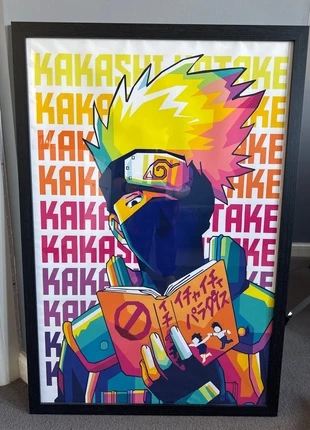 Anime poster art Naruto Kakashi Hatake size A1 (large), brand: Naruto, condition: New without tags, £30.00, £32.20 includes Buyer Protection