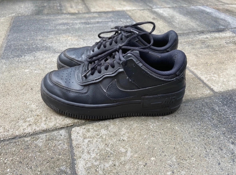 nike air force 1 shadow black | Vinted