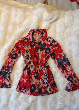 Chemise fleurie delicioza taille M, marke: Vintage, zustand: Sehr gut, größe: M / 38 / 10, 4,00 €, 4,90 € inklusive Vinted-Käuferschutz