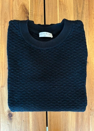 Pull col rond Sandro | Taille XS | Bleu Marine, brand: Sandro, condition: Satisfactory, size: XS, €25.00, €26.95 includes Buyer Protection