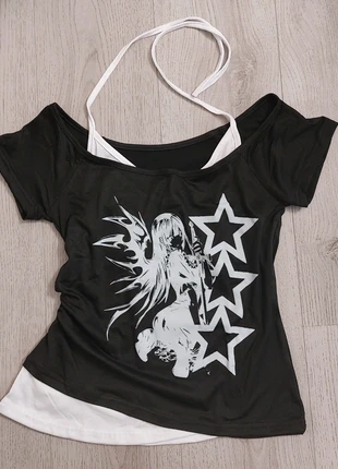Girl with guitar crop top y2k girls anime, merk: y2k, staat: Heel goed, maat: S / 36 / 8, € 21,90, € 23,70 inclusief Kopersbescherming