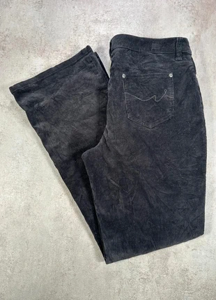 Pantalon Vintage En Velours Côtelé / Corduroy St John's Bay noir tissu épais taille 12, brand: Vintage Dressing, condition: Very good, size: 4XL / 48 / 20, €14.00, €15.40 includes Buyer Protection Pro