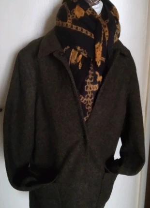 Veste femme vintage en tweed à motifs Chevron vert bronze kaki Kookaï taille 42 neuve, marque: KOOKAÏ, état: Neuf sans étiquette, taille: XL / 42 / 14, 30,00 €, 32,20 € Protection acheteurs incluse