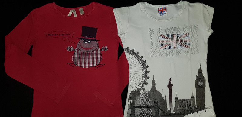 Jean UK + tee shirt London+ tee shirt ML rigolo 1
