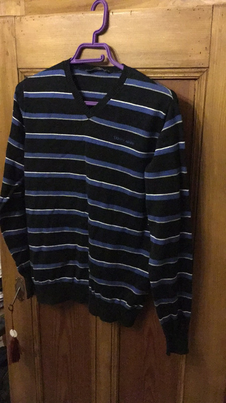 Pull homme à rayures
