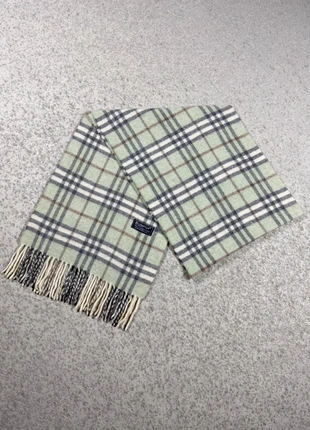 Écharpe Scarf Burberry Tartan Menthe, brand: Burberry, condition: Good, €32.00, €34.30 includes Buyer Protection