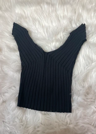 Top nero a costine, marke: Vintage Dressing, zustand: Sehr gut, größe: S / 36 / 8, 10,00 €, 11,20 € inklusive Vinted-Käuferschutz