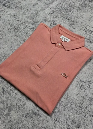 🩷 Polo Lacoste Regular Fit rose saumon XS femme – Logo ton sur ton, coton piqué, brand: Lacoste, condition: Very good, size: XS / 34 / 6, €34.99, €37.44 includes Buyer Protection Pro