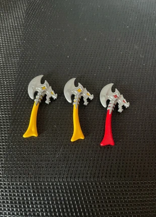 Playmobil lot 3 haches chevaliers du dragon rouge 4768 5168 4835 4837 4838 5243 5409 moyen âge, brand: Playmobil, condition: Good, size: One size, €3.00, €3.85 includes Buyer Protection Pro