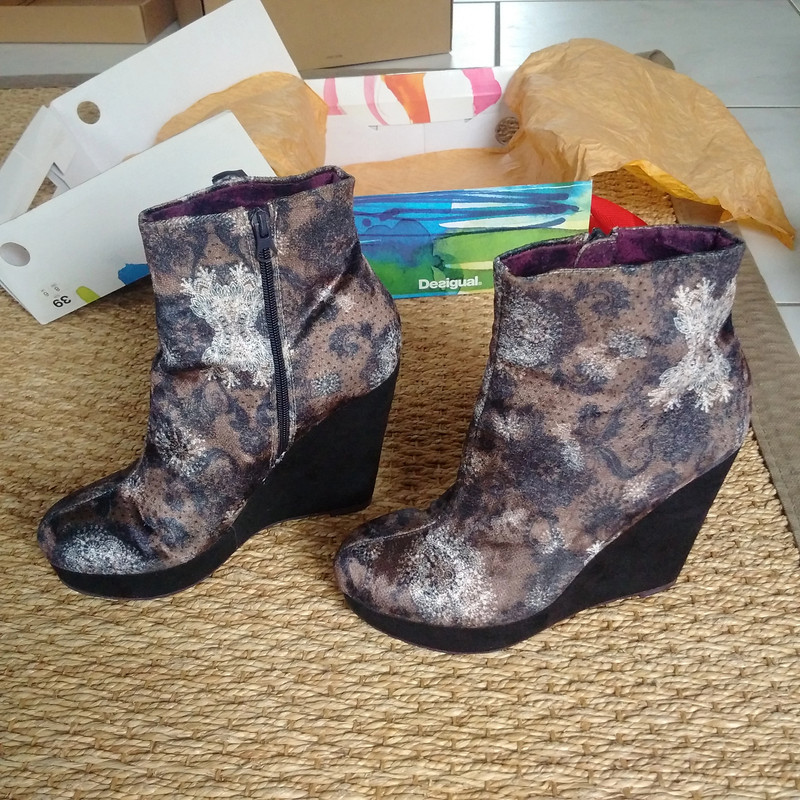 Boots talons compensés shop