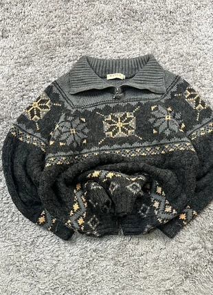 Coogi-Style Quarter-Zip Sweater with Textured Pattern – Vintage Knit, brand: Vintage Dressing, condizioni: Ottime, taglia: L, €29.95, €32.15 include la Protezione acquisti