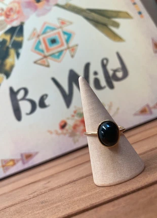 Bague pierre noire acier inoxydable, zustand: Neu, größe: Größenverstellbar, 3,50 €, 4,38 € inklusive Vinted-Käuferschutz