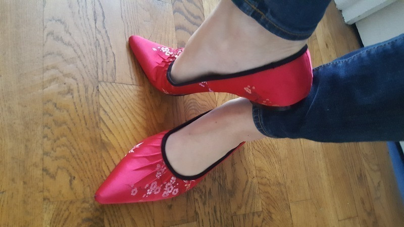 Chaussures rouges Minelli lumineuses et élégantes 2
