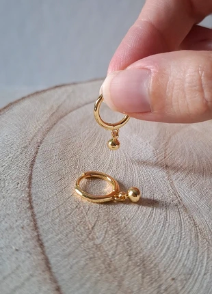 Pendientes aro dorado plata Earrings Boucles d'oreilles créoles oro Piercing, marque: Vintage Boutique, état: Très bon état, 13,00 €, 14,35 € Protection acheteurs incluse