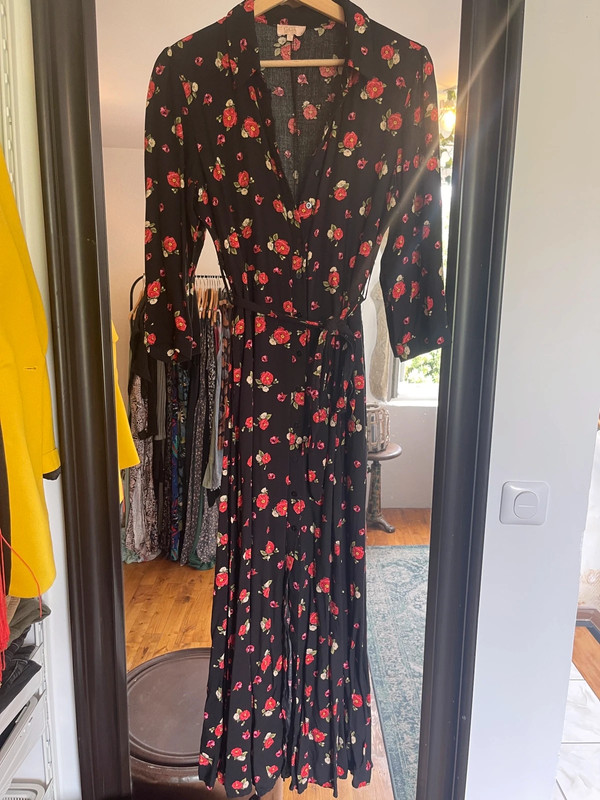 Robe midi 2024 a fleur