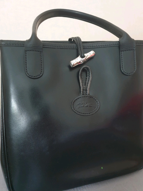 Sac longchamp noir discount cuir