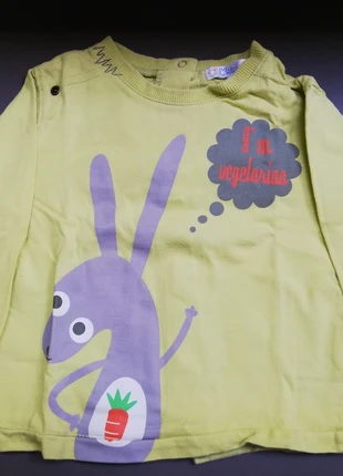 Tee shirt Kitchoun T 18 mois vert/jaune , marque: Kitchoun, état: Très bon état, taille: 12-18 mois / 80 cm, 1,00 €, 1,75 € Protection acheteurs incluse