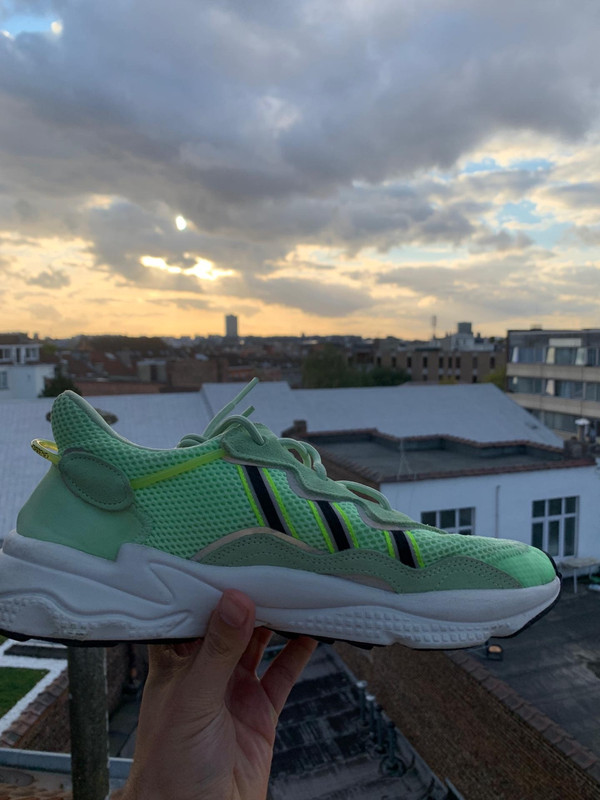 Ozweego sales glow green