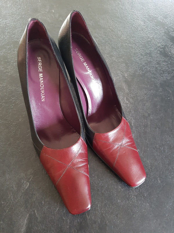 Escarpin noir Bordeaux manoukian T.39 Vinted