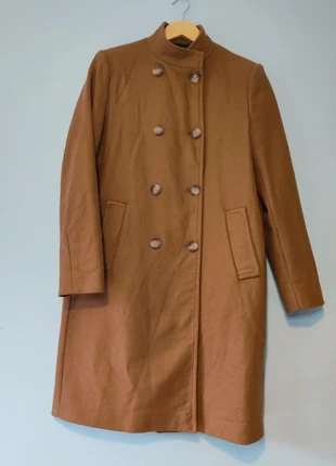 Lovely Zara high-collar double buttoned wool coat jacket, brand: Zara, condition: Good, size: M / 38 / 10, €15.00, €16.45 includes Buyer Protection