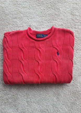 Pull Crewneck Ralph Lauren Femme | Taille XS | Rouge logo bleu, marke: Ralph Lauren, zustand: Sehr gut, größe: XS / 34 / 6, 35,00 €, 37,45 € inklusive Vinted-Käuferschutz