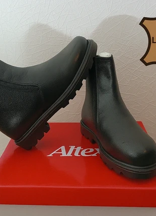 🔥Boots Bottines fourrées Altex cuir véritable, marque: altex, état: Neuf avec étiquette, taille: 40, 32,00 €, 34,30 € Protection acheteurs incluse
