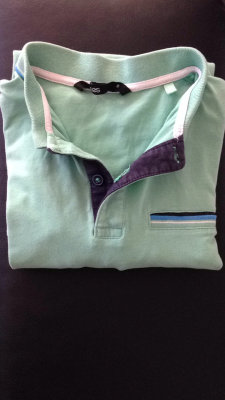 Soldes Polo vert menthe Jules taille S 3